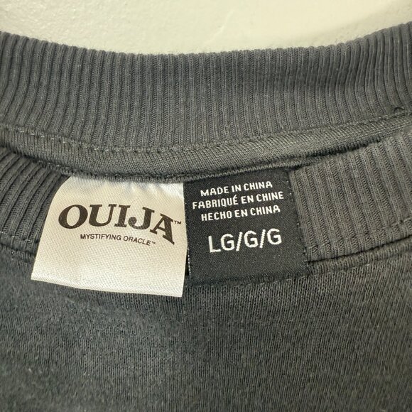 Ouija Mystifying Oracle Unisex Sweatshirt Spooky Print Cotton/Polyester Gray L - Picture 4 of 5